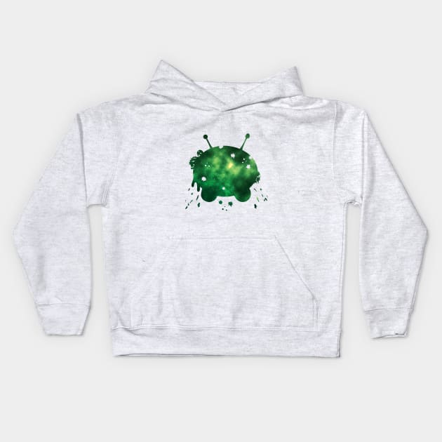 Chookity Minimalist space dust Kids Hoodie by Late Night Cereal Designs